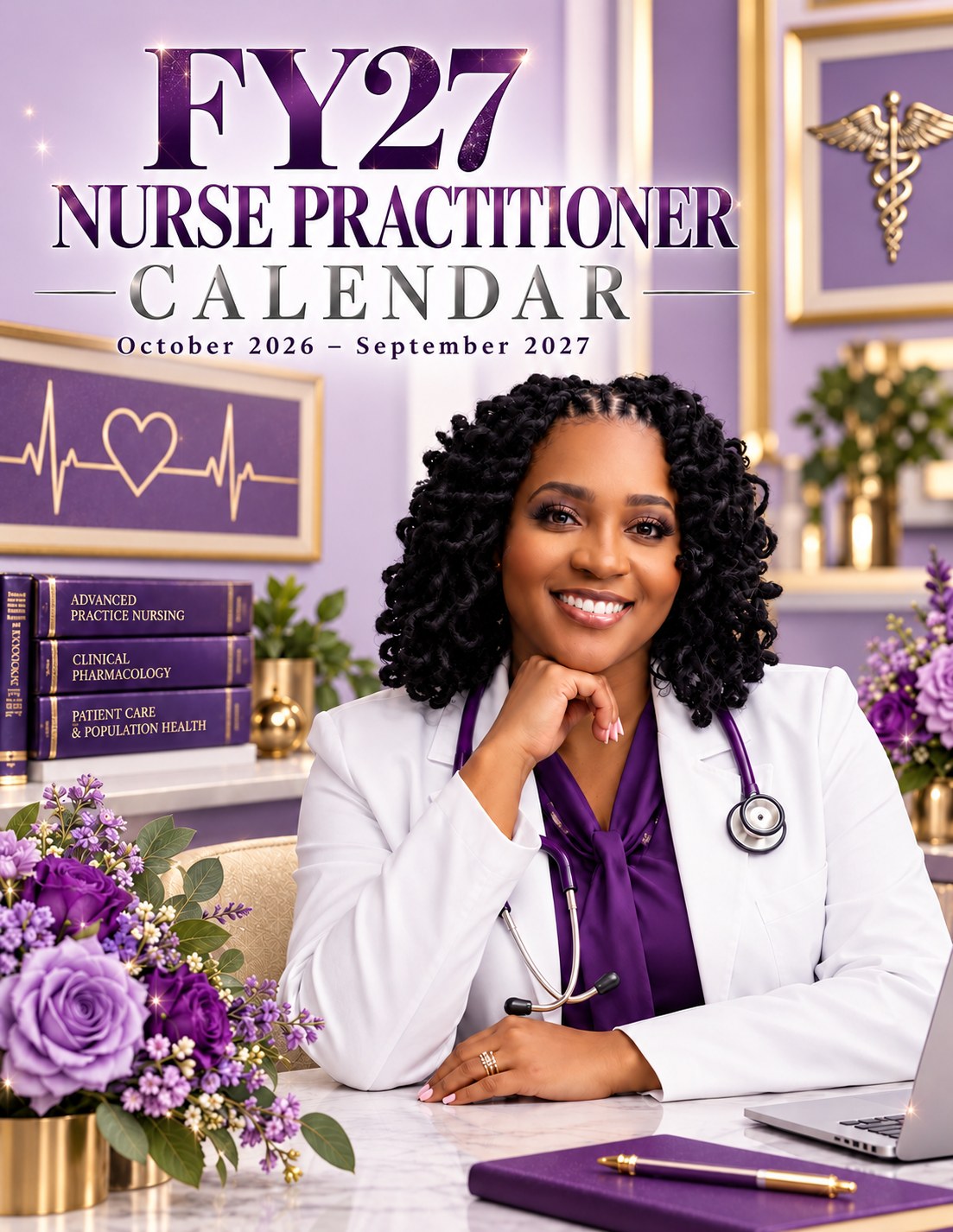 Lavender nurse practitioner FY27 cover example