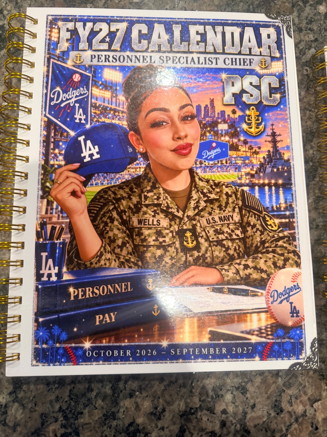 Personnel Specialist Chief FY27 calendar design example