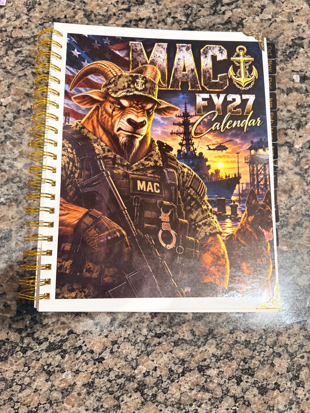 MAC Chief Goat FY27 calendar design example